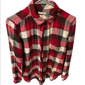 AMERICAN EAGLE | Amazingly Soft Flannel | Size Small | Boyfriend Fit